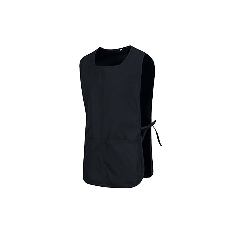 MISEMIYA KX-3301 Unisex Apron Cleaning Sanitary, Black 68.