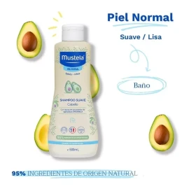 Mustela Shampoo Suave Para Bebé Piel Normal 500ml