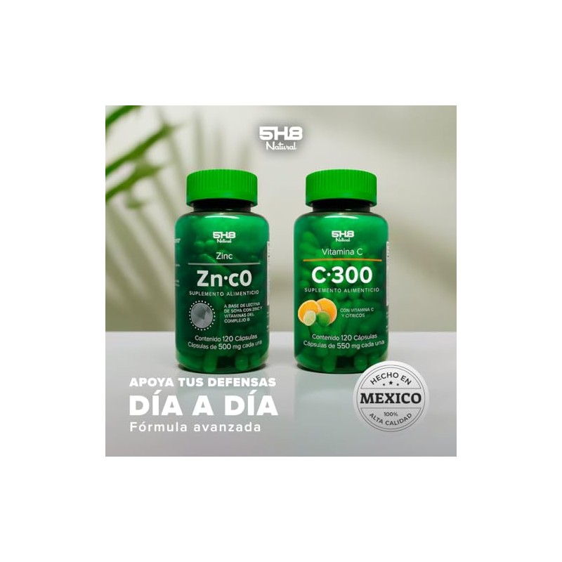 Vitamina C + Zinc - Kit Defensa con Complejo B
