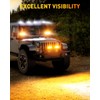 NAOEVO 6in LED Light Bar, 50W 3700LM LED Driving Lights,