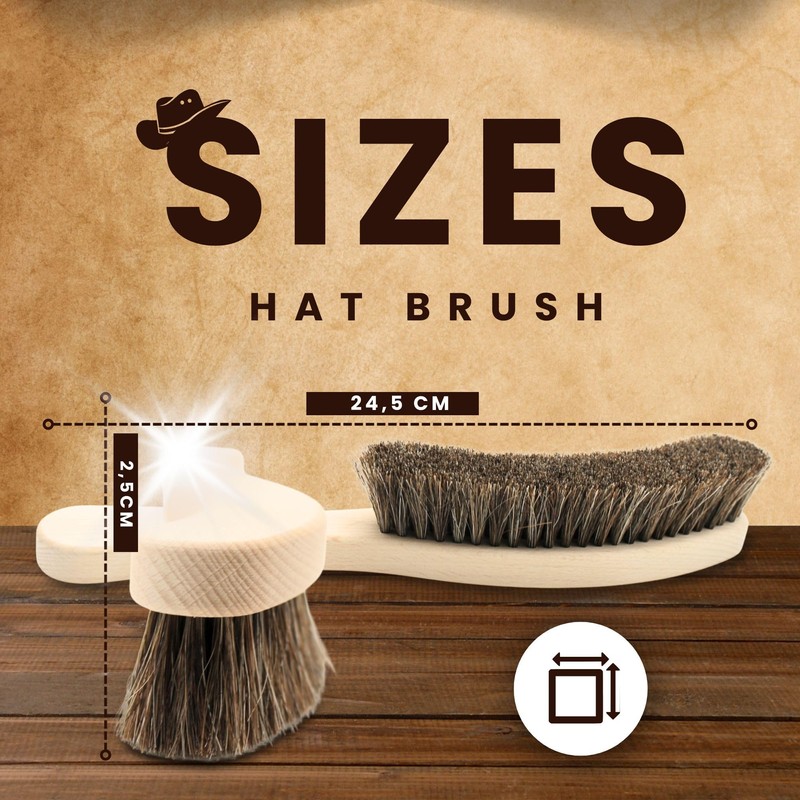 DOJA Barcelona Hat Brush - Pack of 2 | Versatile