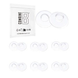 Combine8 Eyeglass Nose Pads, 6 Pairs Round Clear Soft Silicone Glasses Nose Pad, Anti-Slip Nose Bridge Pads for Glasses Sunglasses