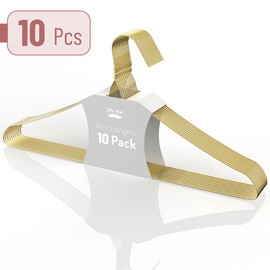 Mr. Pen- Wire Hangers, 10 Pack, Gold Metal Hangers for Clothes, Wire Clothes Hangers, Metal Coat Hangers, Wire Coat Hangers, Hangers Metal Clothes Hanger, Wire Hanger