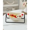 MOOSHU Ceramic Large Fruit Bowl for Kitchen Countertop - 11