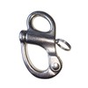 Sunload Snap Shackle with Fixed Eye, Cast Stainless Steel V4A