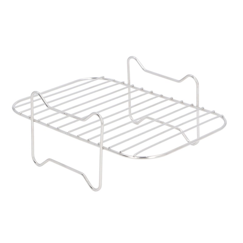 Double Layer Baking Grill Stainless Steel Dishwasher Safe Heat Evenly