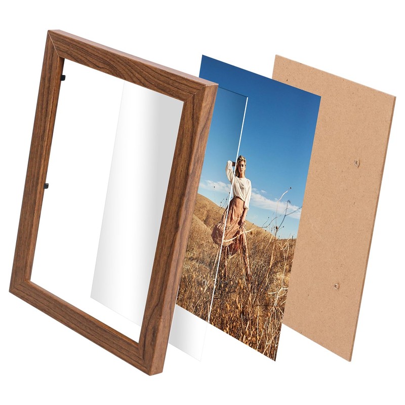 Geytetqi 18 Pack 5 x 7 Inch Wooden Picture Frames,