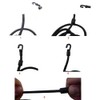 10 Pcs Bungee Shock Cord Hook for 1/4 inch and