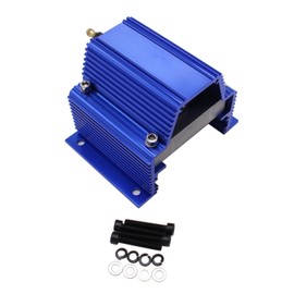 1 PC SHLPDFM Blue High Output Ignition Coil 12V Ignition Systems E-Core Style coil 5000V Male HEI Connector Universal Fits for V8 Chevy, Ford, Olds, Pontiac, and Mopar