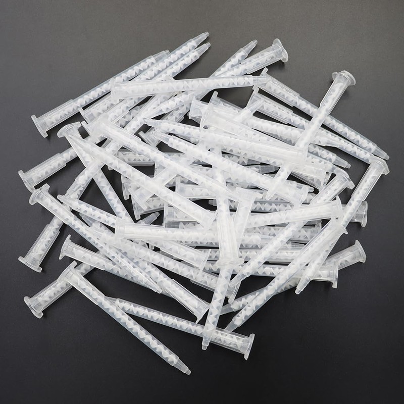 50Pieces Epoxy Mixing Nozzle Static Mixing Tube Mixing Nozzle for