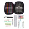 100Pcs/Set Sweater Knitting Tool 22 Metal Crochet Set Needles Sewing
