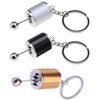 Paifeancodill Shift Lever Keychain, 3 Pcs Car Shifter Keychain Creative