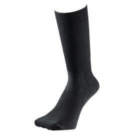 Guts-Man NS-01 Strong Socks, Set of 3 Pairs, Durable, Round Toe, For 25-mile (40 km) Marches, Training, Climbing, Self-Defense Force, Father’s Day Gift, black (black 19-3911tcx), 23-25