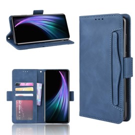 AQUOS zero2 SH-01M docomo / SHV47 au/SH-M13 Case Folio PU Leather Material YEZHU Full Protection Card Storage, Horizontal Function Supported, Good Texture, Shock Resistant, Slip Resistant,