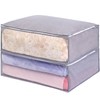 Astro 167-02 Storage Case for Blankets, Set of 2, Gray,