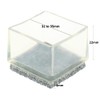 Lifeswonderful - Transparent Clear Flexible Square Feet with Felt Pad