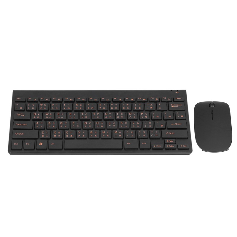 Chinese English Keyboard 78 Keys 2.4G Wireless Keyboard Mouse Combo