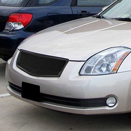 Spec-D Tuning for Maxima 1PC Black ABS Front Bumper Upper Mesh Hood Grille