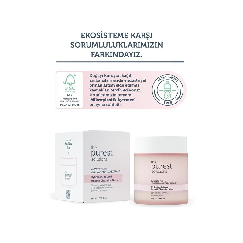 The Purest Solutions Moisturising and antioxidant cleansing balm for sensitive