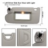 NHILES Left Driver Side Sun Visor Compatible with Nissan Altima