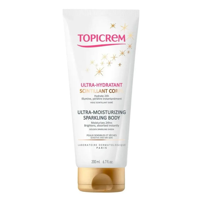 Topicrem Leche Corporal Ultra Hidratante Efecto Brillante