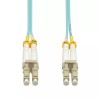 SF Cable 12m LC/UPC-LC/UPC OM3 Multimode Duplex OFNR 2.0mm Aqua