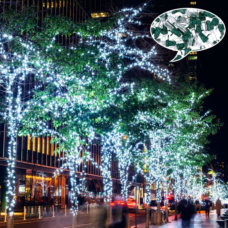 60 Pcs Christmas LED Replacement Bulb Mini Wide Angle LED