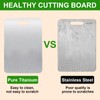 AstraGlam Titanium Chopping Board Set 25 x 15 cm -