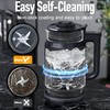 6-in-1 Nut Milk Maker, 8 Blade 27oz Homemade Almond, Soy,