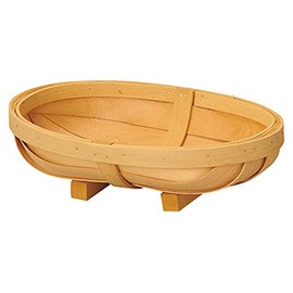 Chidorisangyou 88-64 Fruit Basket, Brown, 11.8 x 7.9 x 3.1 inches (30 x 20 x 8 cm), Wood Chip Basket