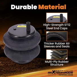 maXpeedingrods 5000 lbs Rear Air Suspension Bags Kit for Dodge Ram 2500 3500 2003-2013 Dodge Ram 1500 Mega Cab 2006-2008 Air Helper Spring Kit