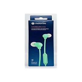 Motorola Earbuds 3S - Auriculares Manos Libres, con Cable Plano Que no se enreda, Nueva Línea