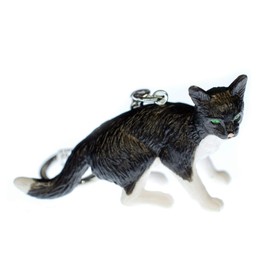 Miniblings European Shorthair Cat Key Ring Chain Animal Cats