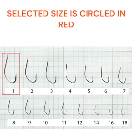 PRO FILSTAR 20 Pieces Fishing Hook Set N1 - Carp Fishing Hooks - Carp Fishing Accessories - Barbed Carp Hooks - Carp Fishing Reversed Hooks - Carp Rigs - Fishing Accessories - Method Feeder -