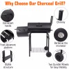 Unbranded 43" Charcoal Smoker BBQ Grill Outdoor Portable Patio Backyard