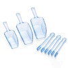 UZYXC 6 Pezzi Set Cucchiai per Ghiaccio, 3 Cucchiai Dosatori