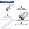 sourcing map 4Pcs Lid Support Hinges, 100N Gas Struts Soft