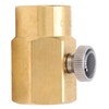CO2 Cylinder Cartridge Adapter Household Soda Bottle Brass Refill Connector
