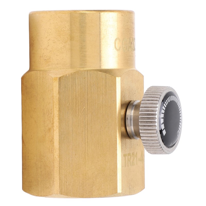 CO2 Cylinder Cartridge Adapter Household Soda Bottle Brass Refill Connector