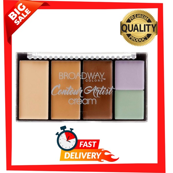 Broadway Colors Cream Contour Highlight Makeup Kit, BCK01 Light Medium