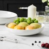 MALACASA 10" Large Pasta Bowls, 56 OZ White Salad Bowls,