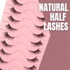 Luxury 3D Faux Mink Half Eyelashes – 10 Pairs, Reusable