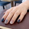 Domiya Nail Tips, 24 Pieces, Short, Summer, Popular, Japanese Style,
