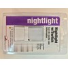 White Decora Light Switch with LED Nightlight