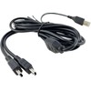 OMNIHIL 10FT-Mini-USB Splitter Cable Compatible with Casio FX-CG50 Prizm and