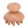 Wood Mushroom Massager Promote Circulation Clear Meridians Portable Manual Massage