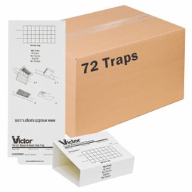 Victor M309 Professional Glue Boards for Insect and Rodent monitoring - 72 Glue Boards
