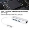 USB 3.0 to Ethernet Adapter with 3 Ports HUB Type
