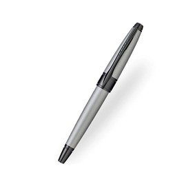 A.T. Cross Limited Release Edition Apogee elegant Art Deco metal Gray with Black Ink Rollerball pen,125