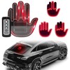 DIBMS Hand Gesture Light with Remote, Red LED Finger Funny